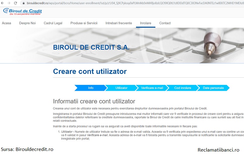 Cum vad daca sunt in baza de date la Biroul de credit?