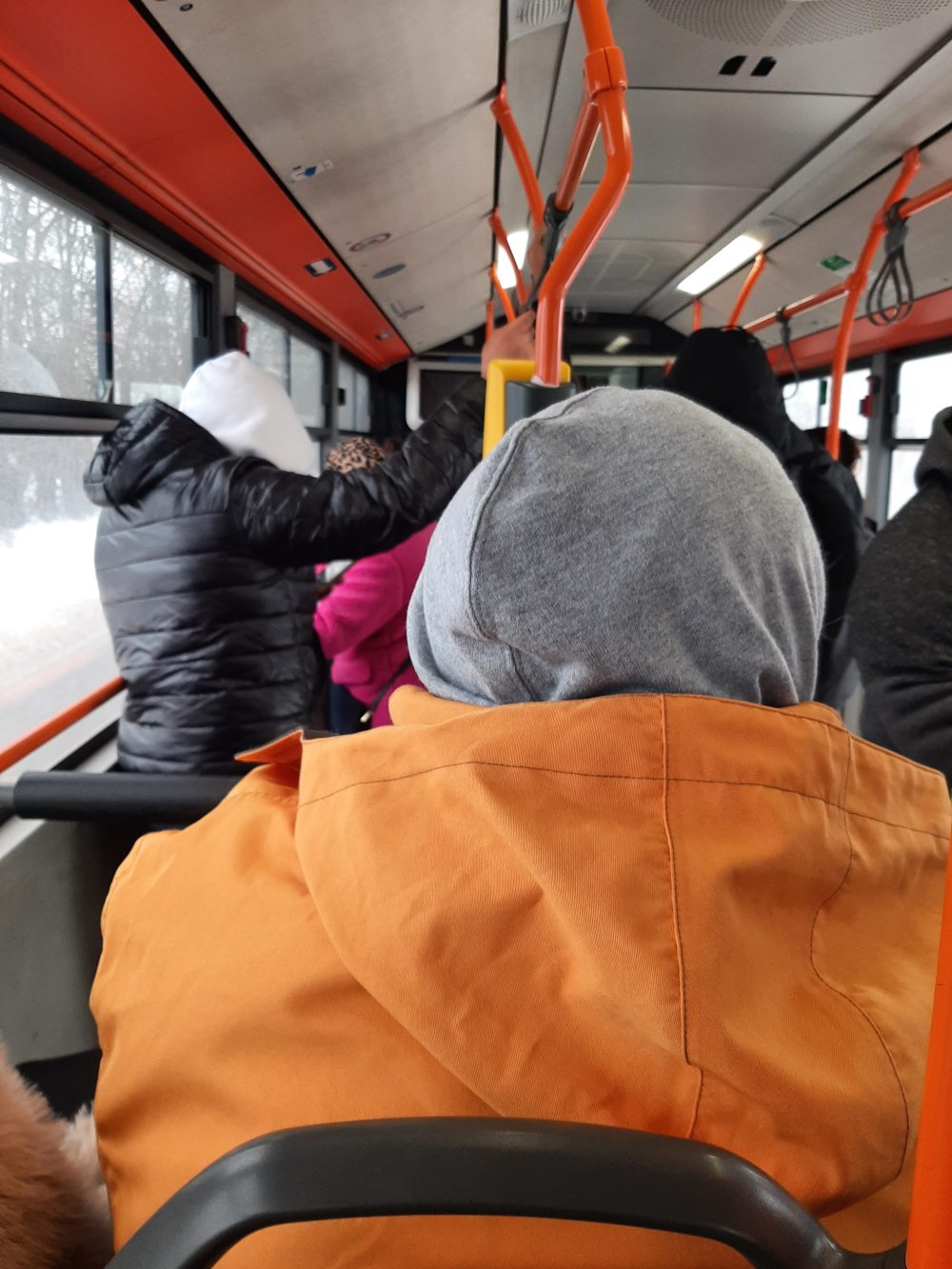 Instincte de supraviețuire în autobuz